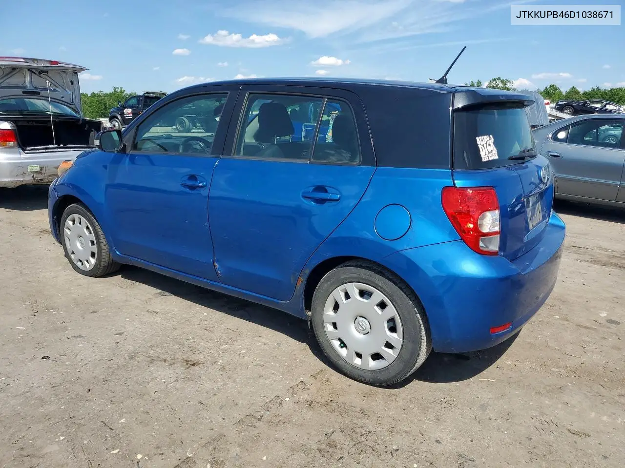 2013 Scion Xd Base VIN: JTKKUPB46D1038671 Lot: 53845636