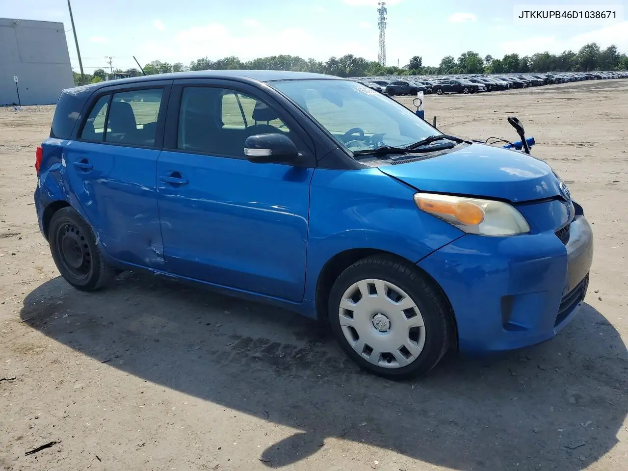 2013 Scion Xd Base VIN: JTKKUPB46D1038671 Lot: 53845636