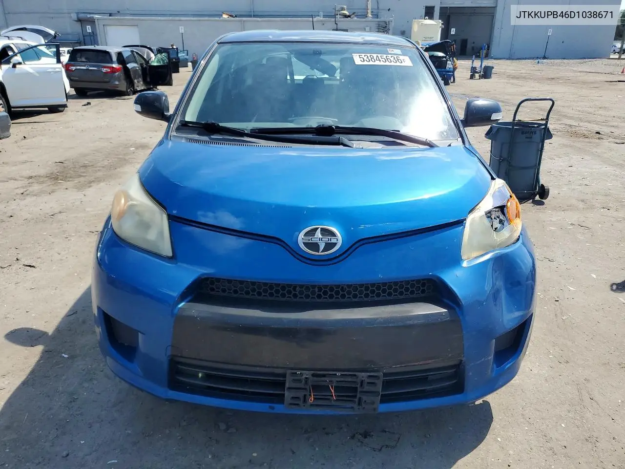 2013 Scion Xd Base VIN: JTKKUPB46D1038671 Lot: 53845636