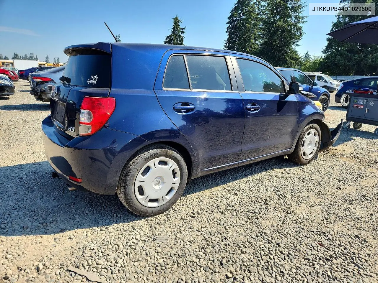 2013 Scion Xd Base VIN: JTKKUPB44D1029600 Lot: 62119016