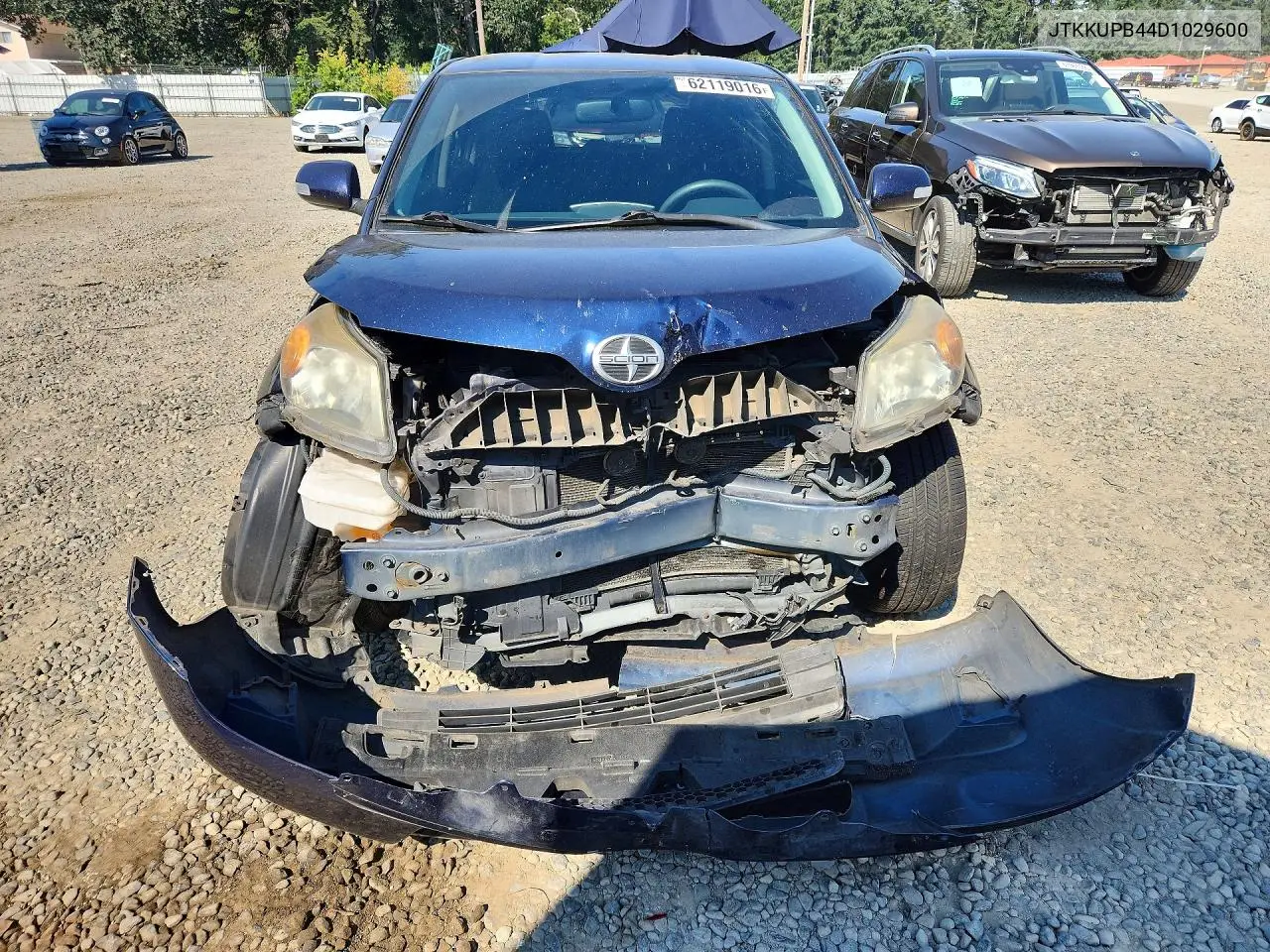 2013 Scion Xd Base VIN: JTKKUPB44D1029600 Lot: 62119016