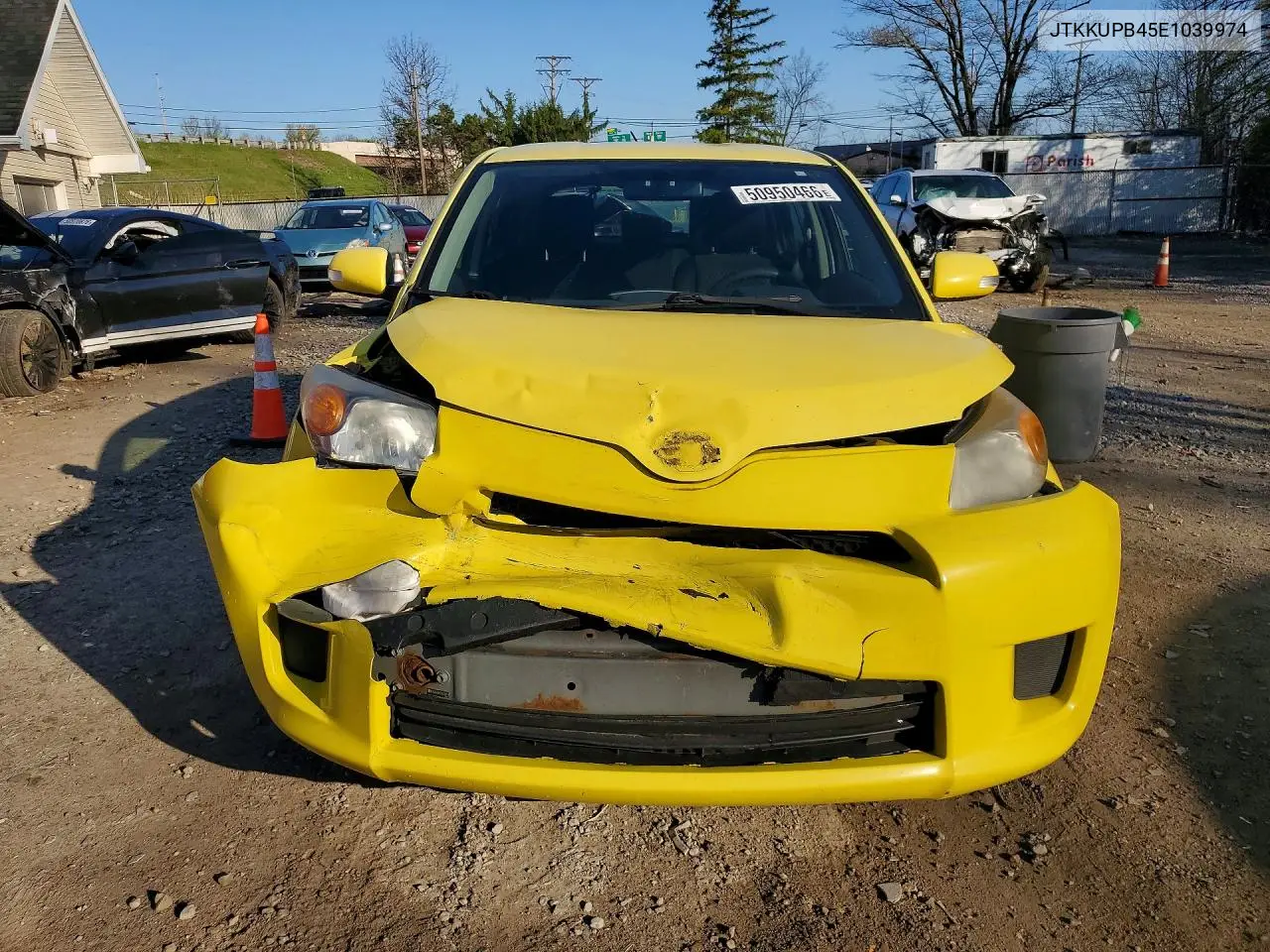 2014 Scion Xd Base VIN: JTKKUPB45E1039974 Lot: 50950466