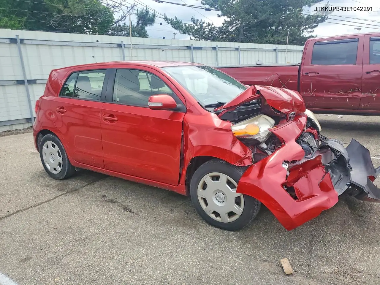2014 Scion Xd Base VIN: JTKKUPB43E1042291 Lot: 54794996