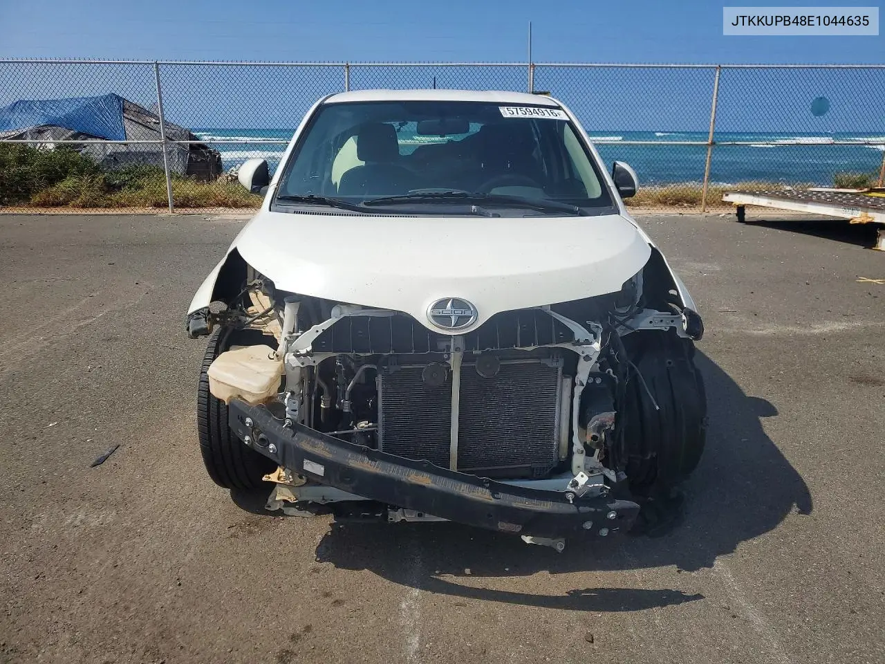2014 Scion Xd VIN: JTKKUPB48E1044635 Lot: 57594916
