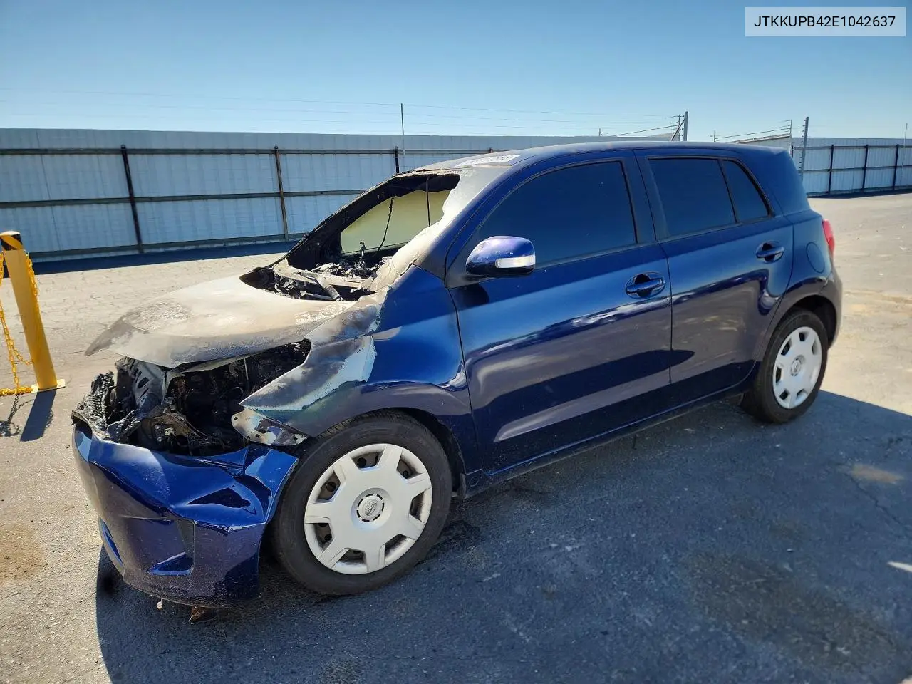 2014 Scion Xd Base VIN: JTKKUPB42E1042637 Lot: 58814566