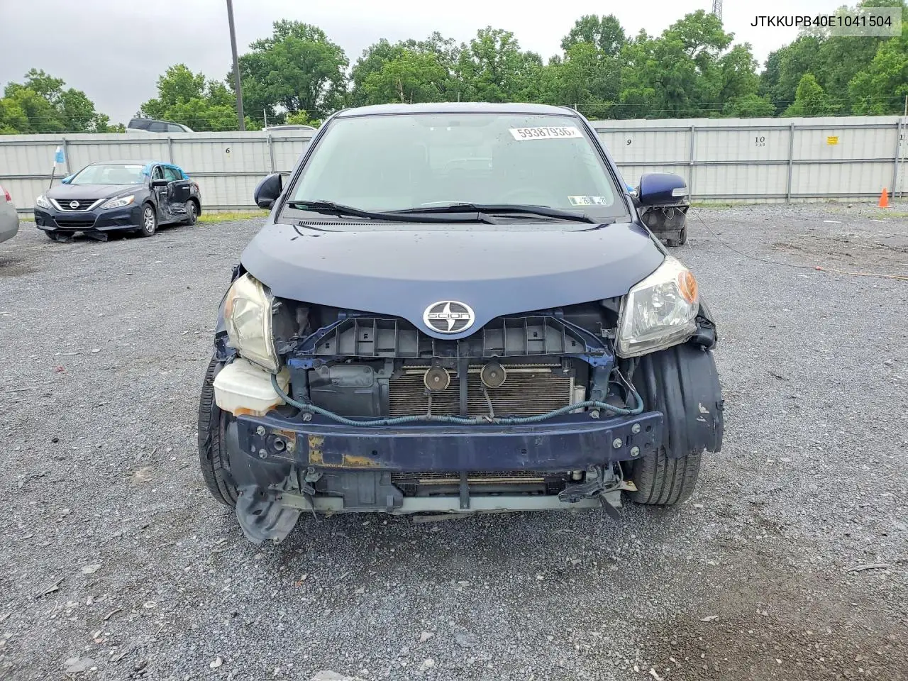 2014 Scion Xd Base VIN: JTKKUPB40E1041504 Lot: 59387936