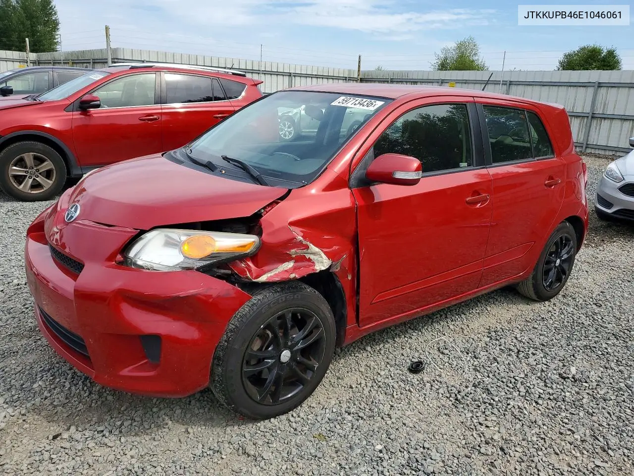 2014 Scion Xd Base VIN: JTKKUPB46E1046061 Lot: 59713436