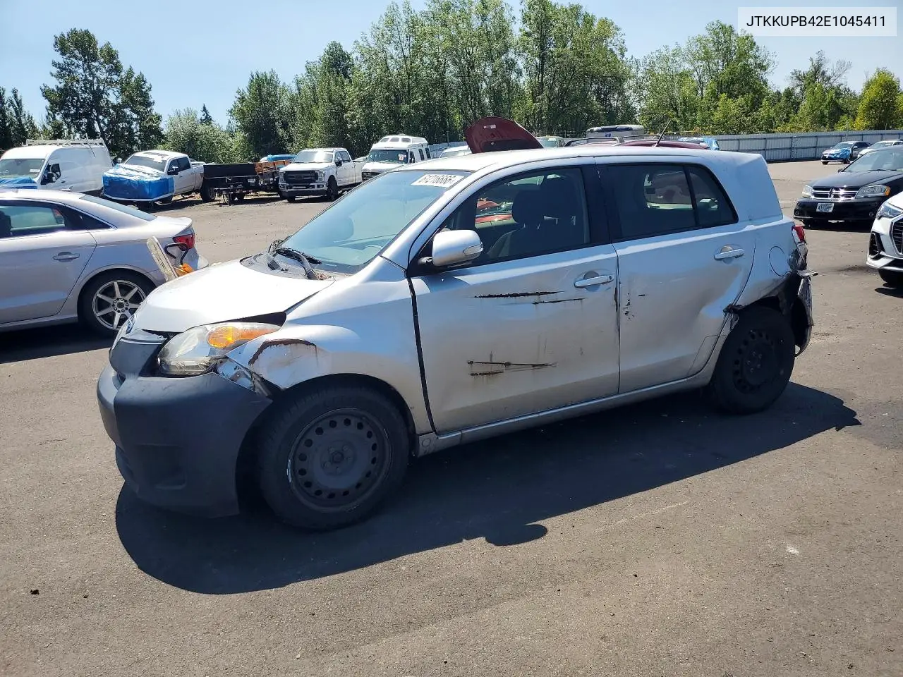 2014 Scion Xd Base VIN: JTKKUPB42E1045411 Lot: 61216666