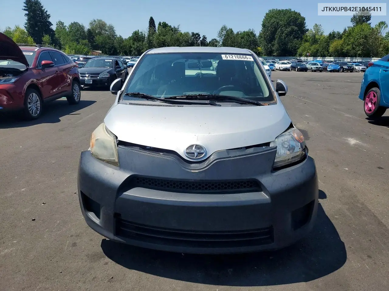 2014 Scion Xd Base VIN: JTKKUPB42E1045411 Lot: 61216666