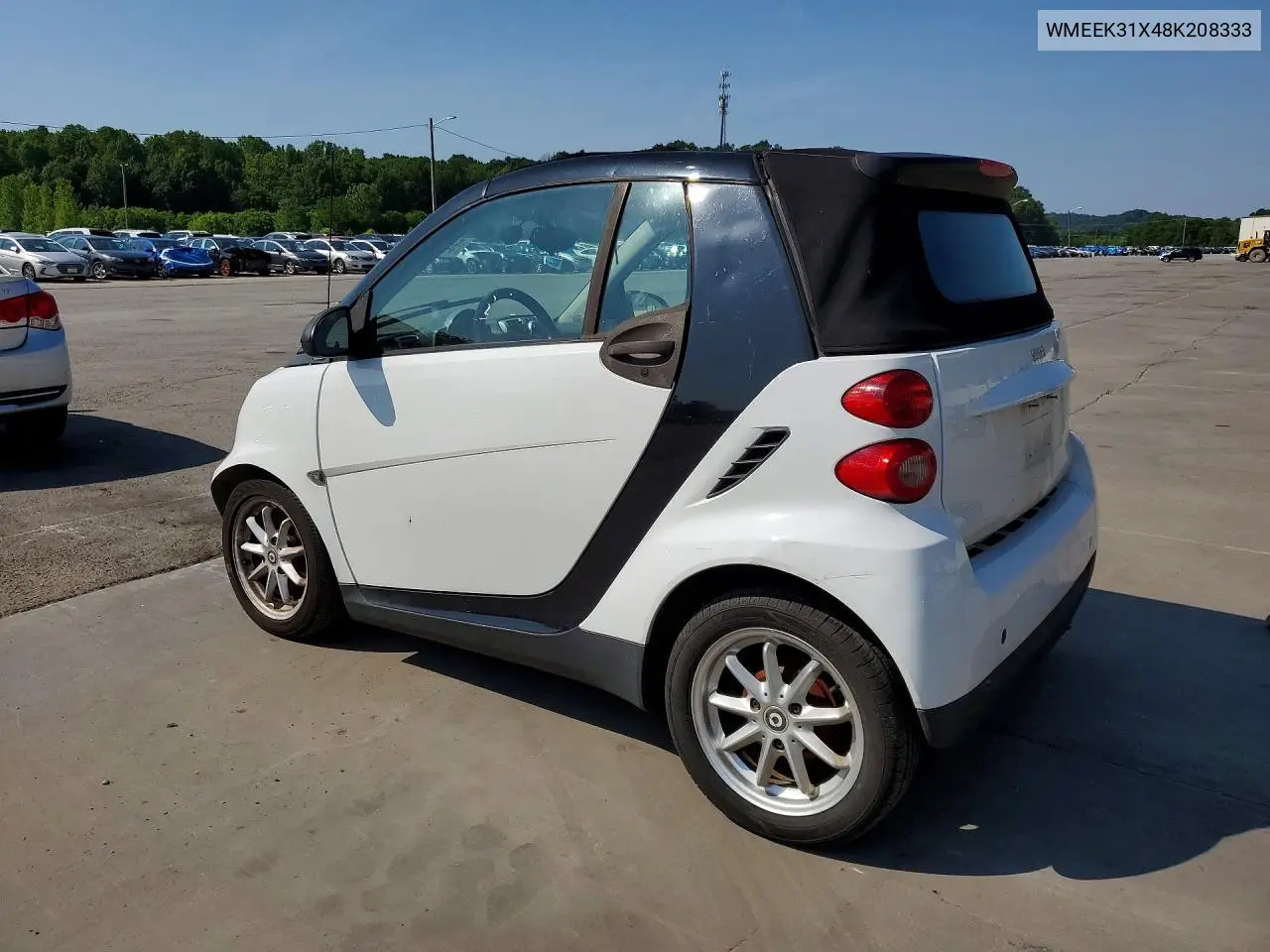 2008 Smart Fortwo Passion VIN: WMEEK31X48K208333 Lot: 54220726