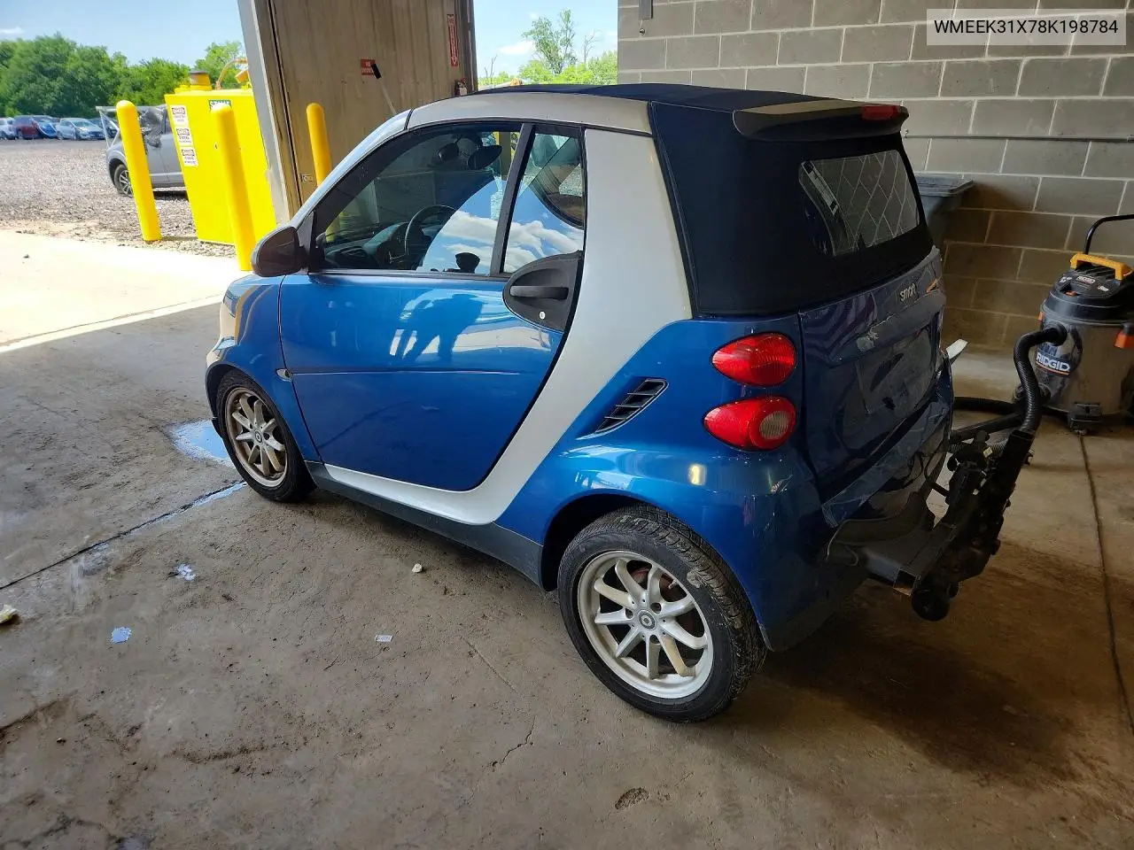 2008 Smart Fortwo Passion VIN: WMEEK31X78K198784 Lot: 54672816