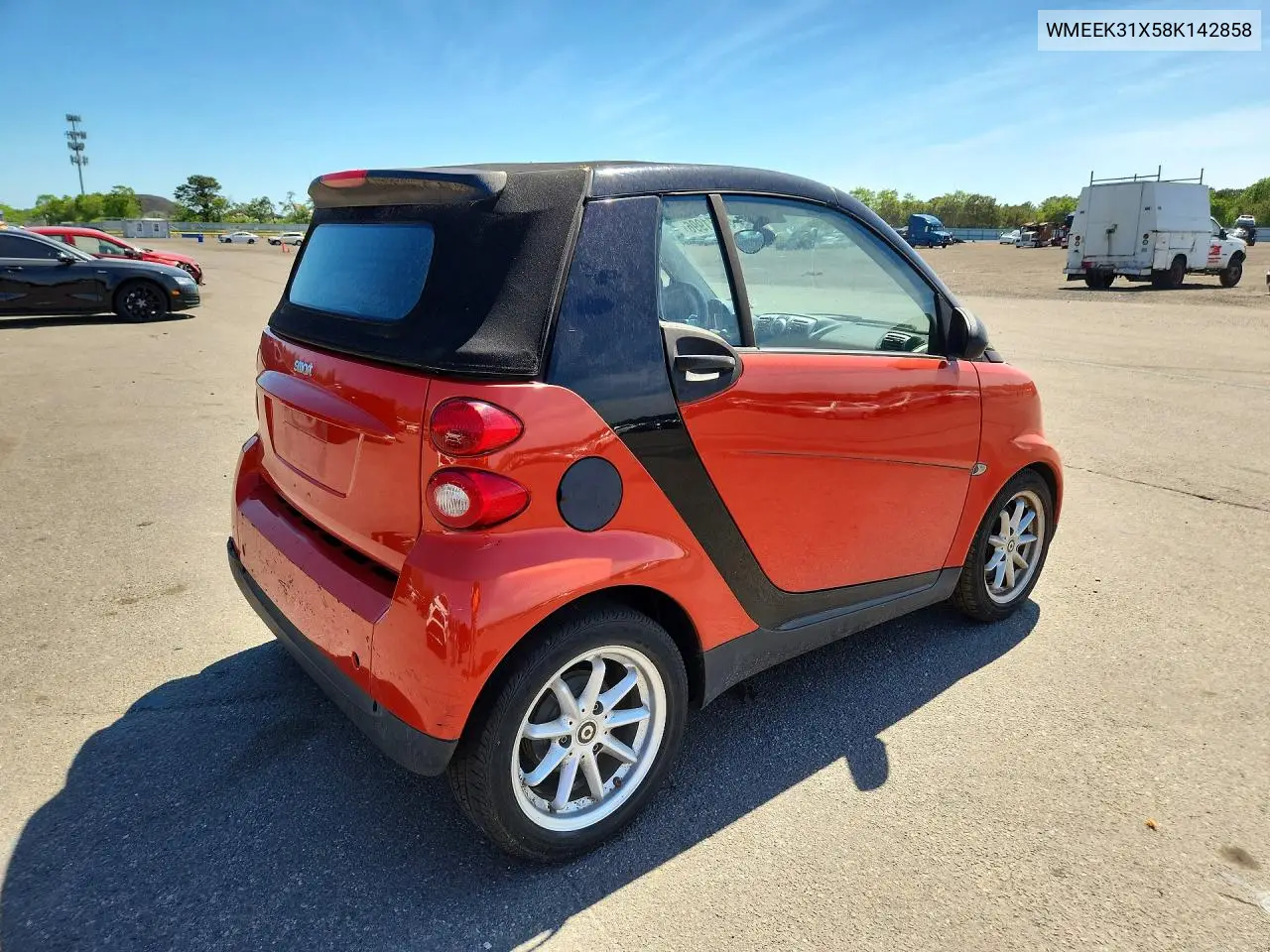 2008 Smart Fortwo Passion VIN: WMEEK31X58K142858 Lot: 56171996