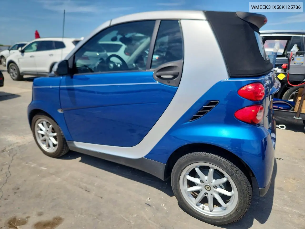 2008 Smart Fortwo Passion VIN: WMEEK31X58K125736 Lot: 58960936