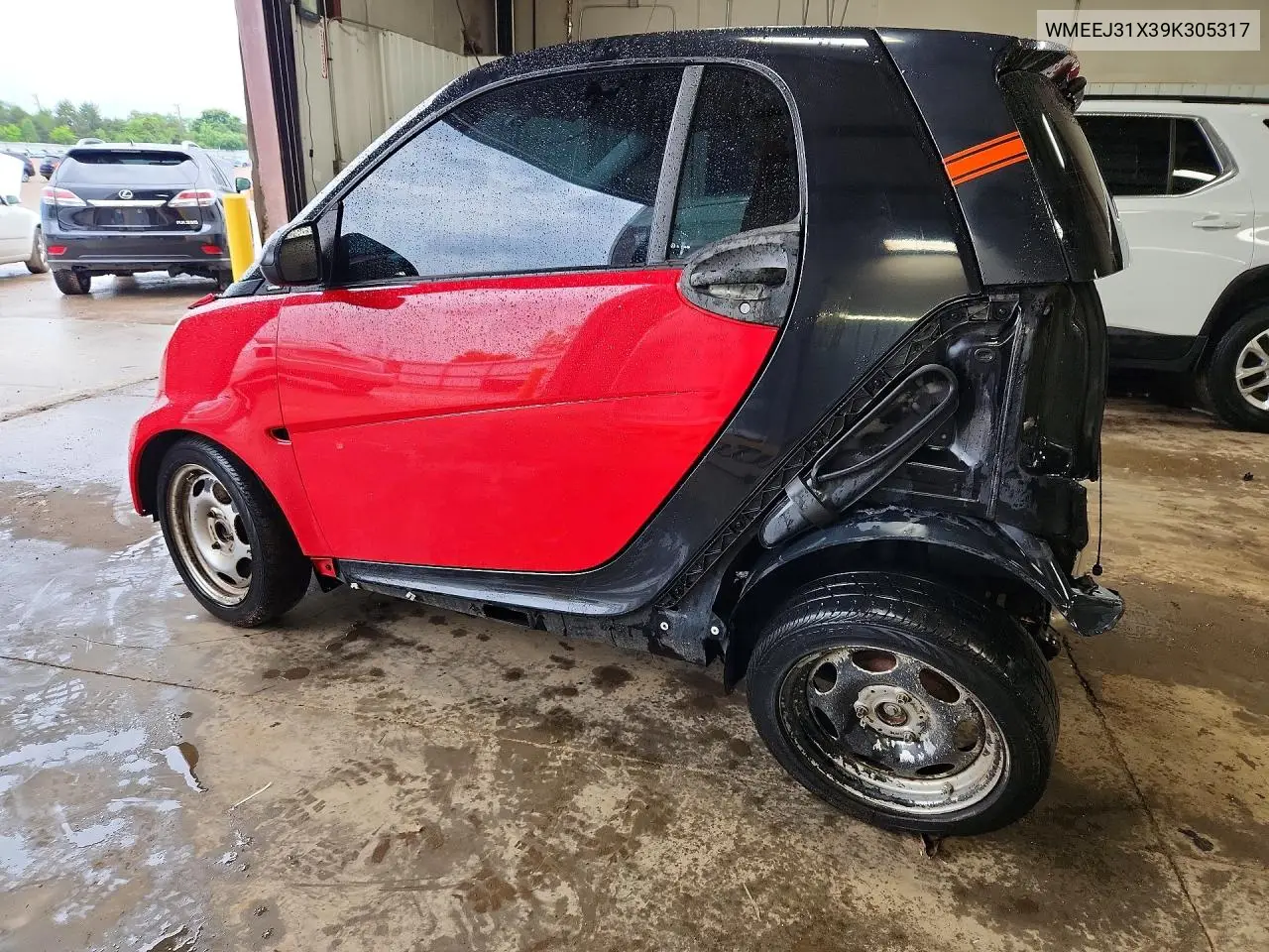 2009 Smart Fortwo Pure/Passion VIN: WMEEJ31X39K305317 Lot: 55044276