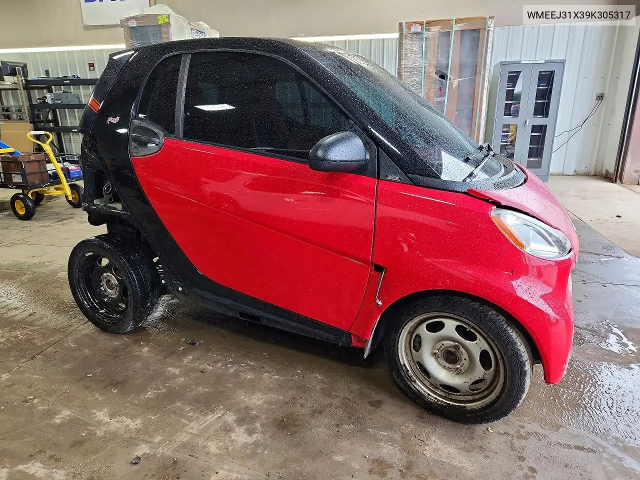2009 Smart Fortwo Pure/Passion VIN: WMEEJ31X39K305317 Lot: 55044276