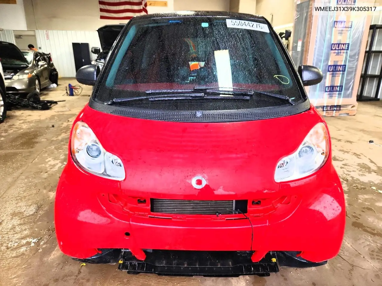 2009 Smart Fortwo Pure/Passion VIN: WMEEJ31X39K305317 Lot: 55044276