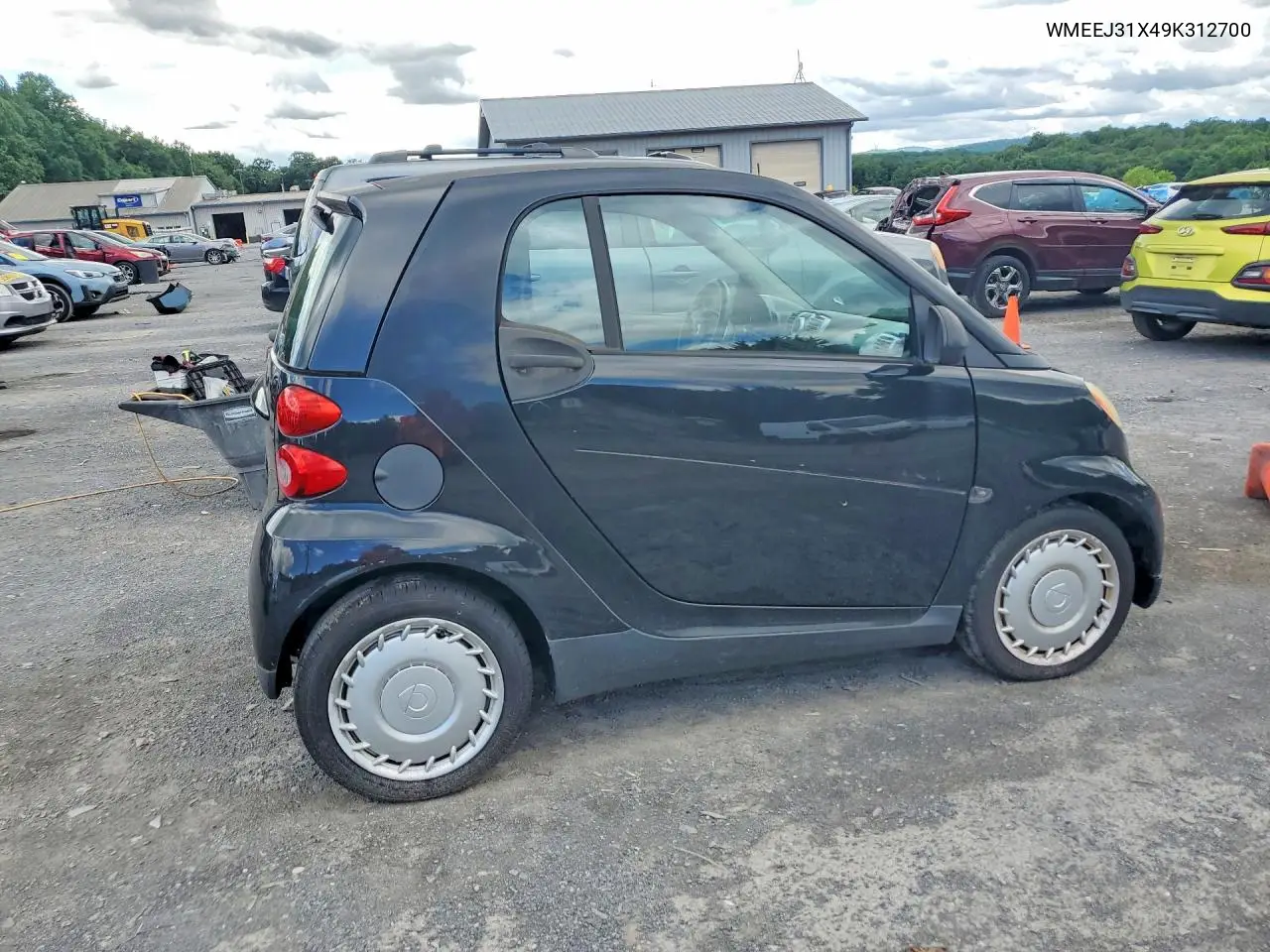 2009 Smart Fortwo Pure VIN: WMEEJ31X49K312700 Lot: 57500126