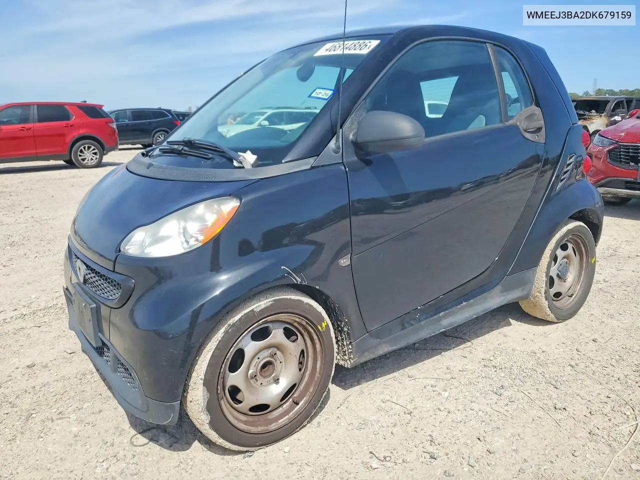 2013 Smart Fortwo Pure VIN: WMEEJ3BA2DK679159 Lot: 46814886