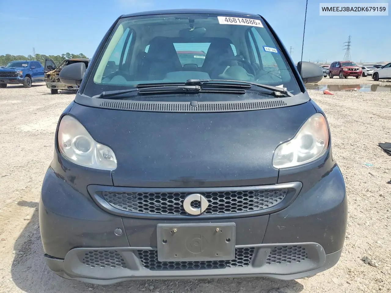 2013 Smart Fortwo Pure VIN: WMEEJ3BA2DK679159 Lot: 46814886