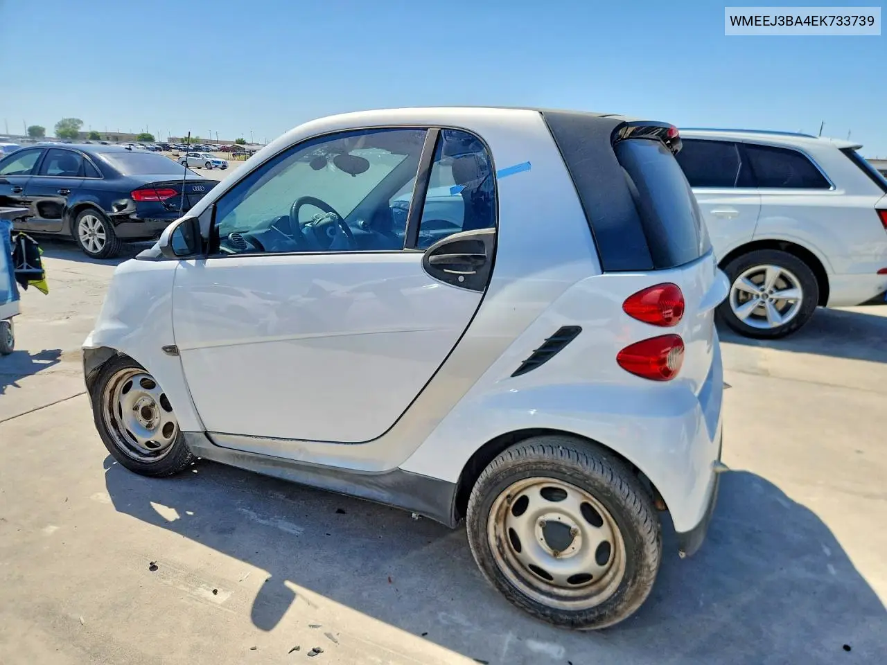 2014 Smart Fortwo Pure VIN: WMEEJ3BA4EK733739 Lot: 47806556