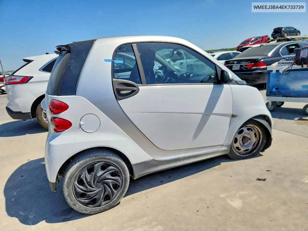 2014 Smart Fortwo Pure VIN: WMEEJ3BA4EK733739 Lot: 47806556