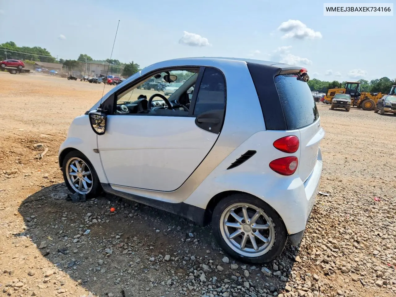 2014 Smart Fortwo Pure VIN: WMEEJ3BAXEK734166 Lot: 58580416