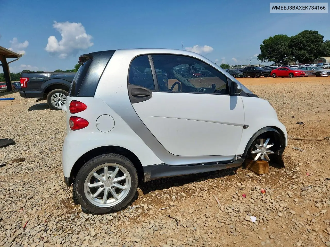 2014 Smart Fortwo Pure VIN: WMEEJ3BAXEK734166 Lot: 58580416