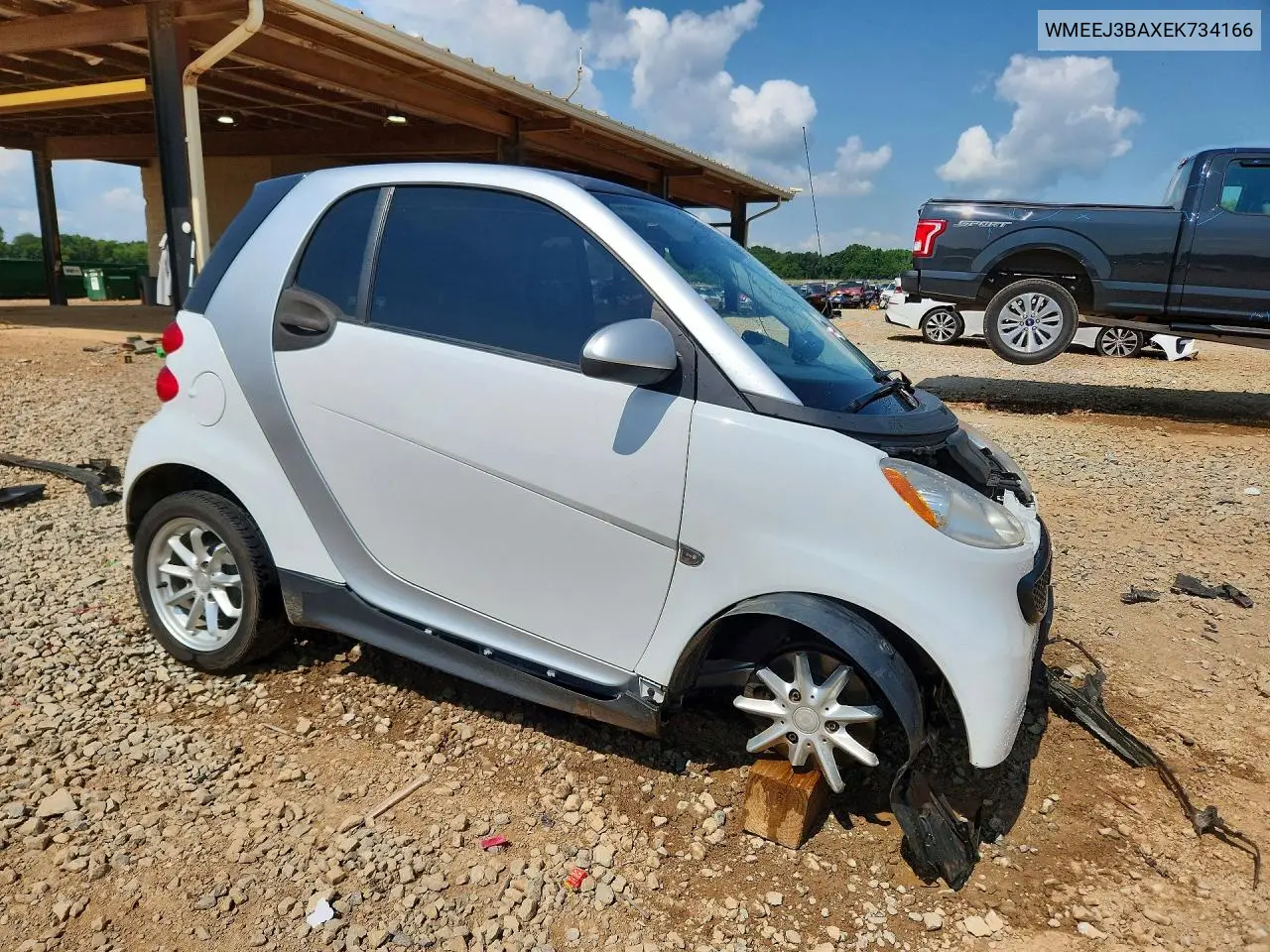 2014 Smart Fortwo Pure VIN: WMEEJ3BAXEK734166 Lot: 58580416