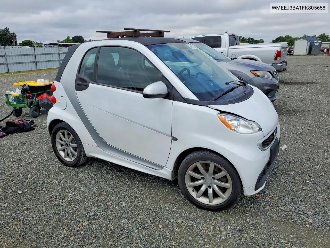 2015 Smart Fortwo Pure VIN: WMEEJ3BA1FK805658 Lot: 52445266