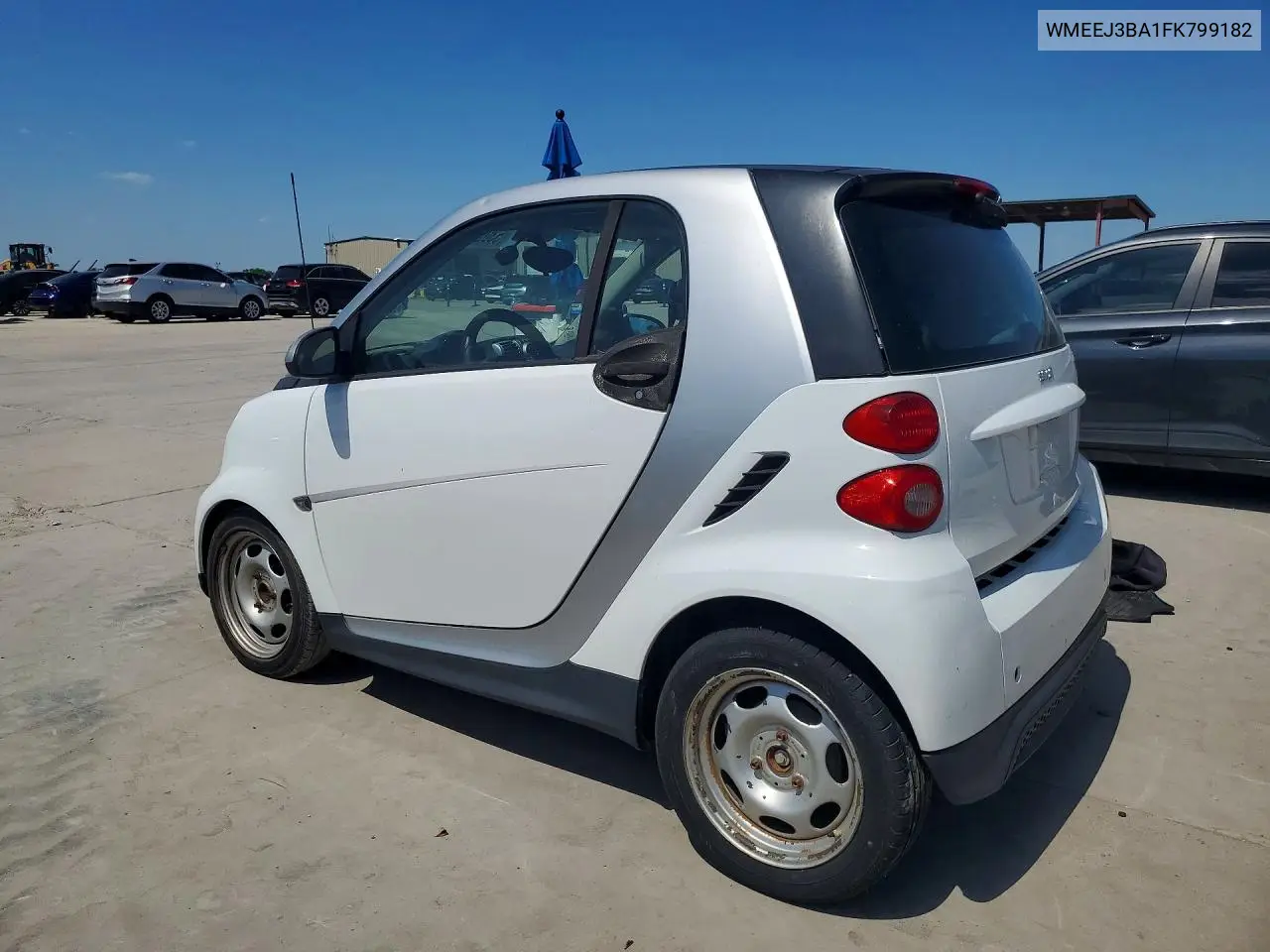 2015 Smart Fortwo Pure VIN: WMEEJ3BA1FK799182 Lot: 53057176