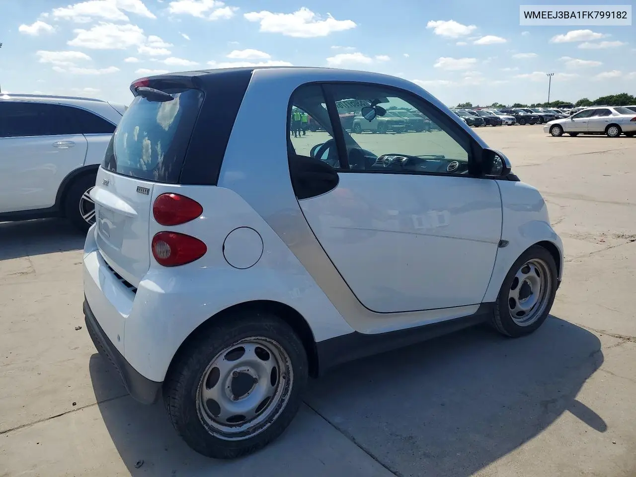 2015 Smart Fortwo Pure VIN: WMEEJ3BA1FK799182 Lot: 53057176