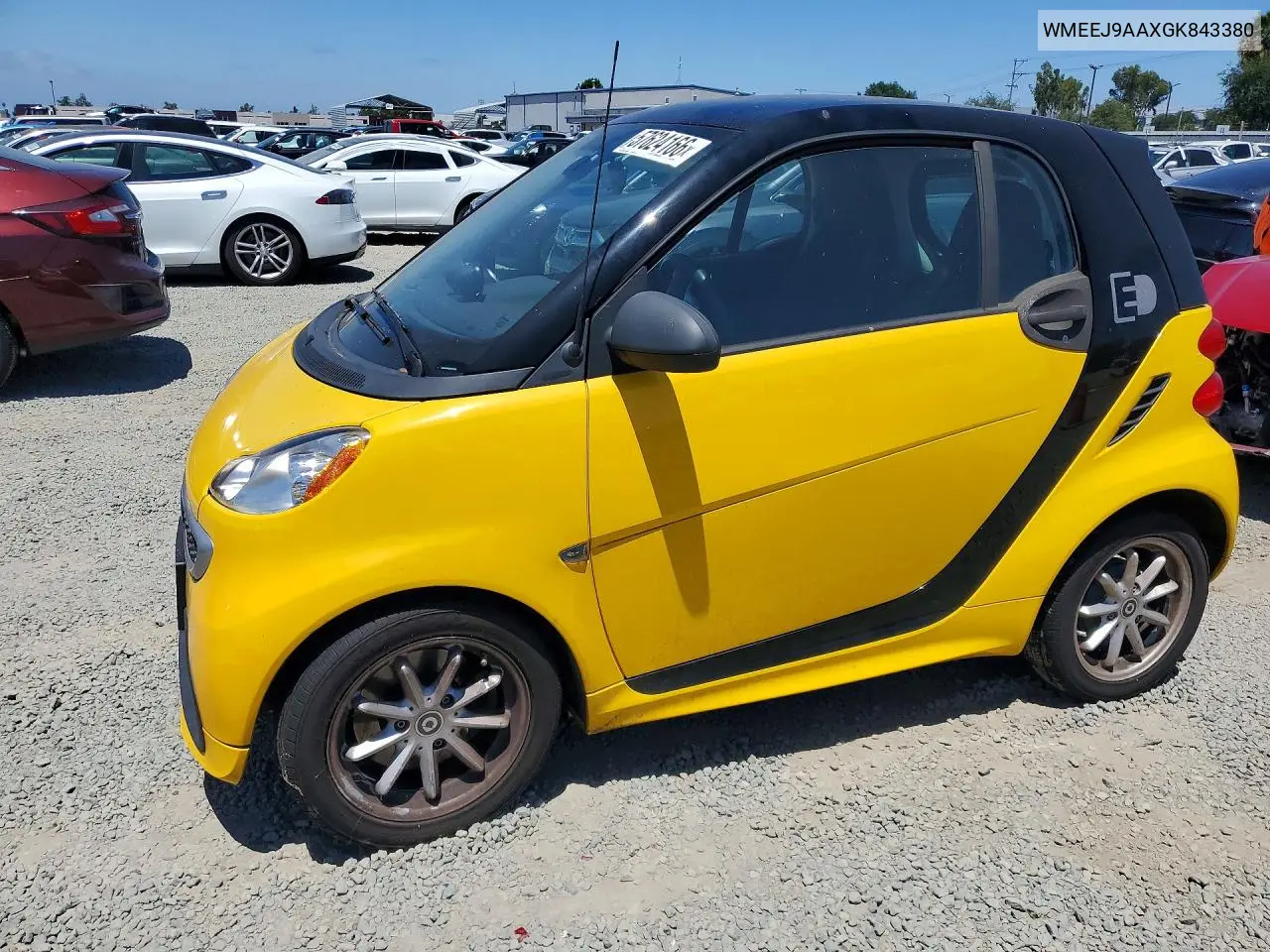 2016 Smart Fortwo VIN: WMEEJ9AAXGK843380 Lot: 57624166