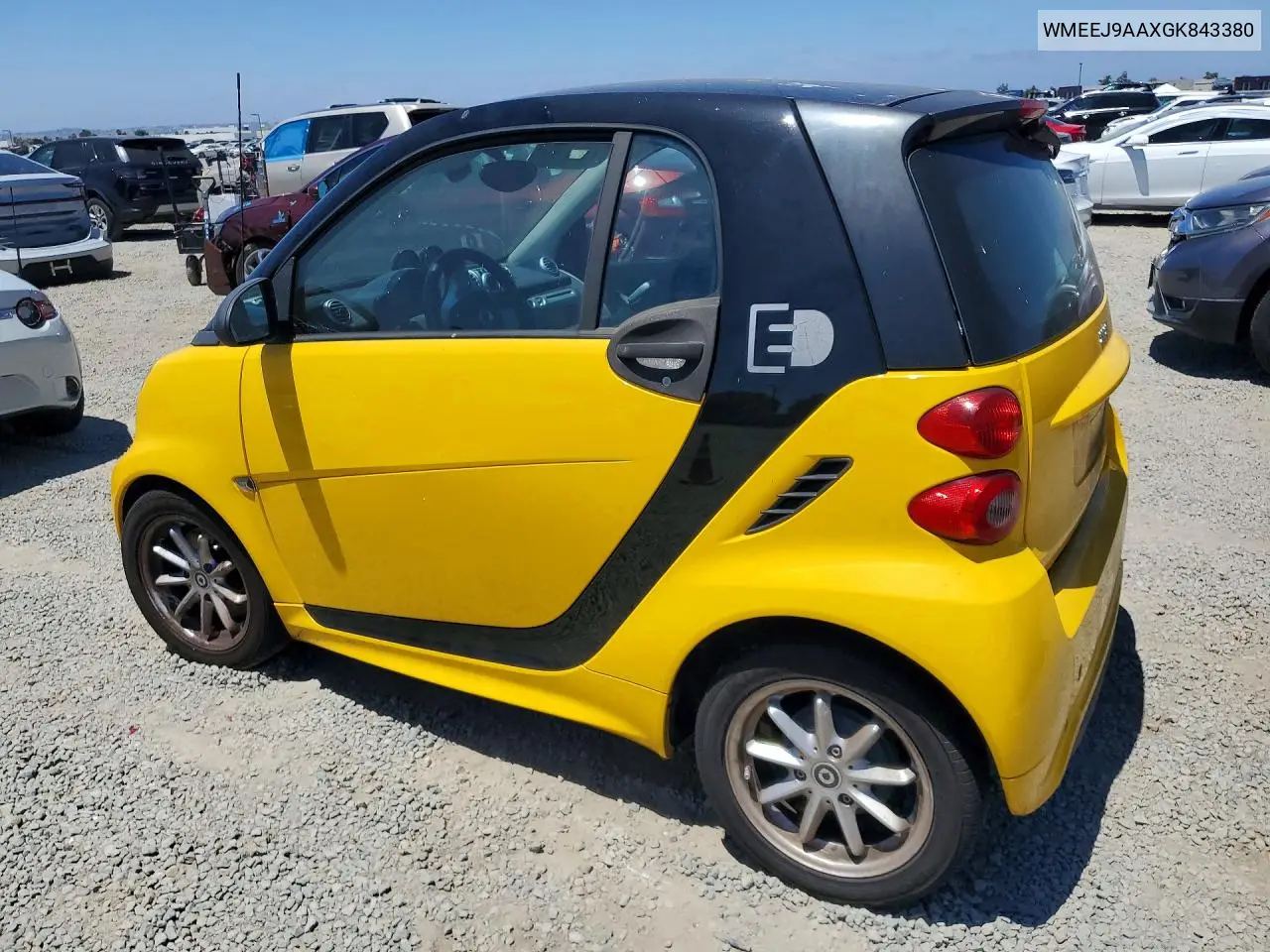 2016 Smart Fortwo VIN: WMEEJ9AAXGK843380 Lot: 57624166