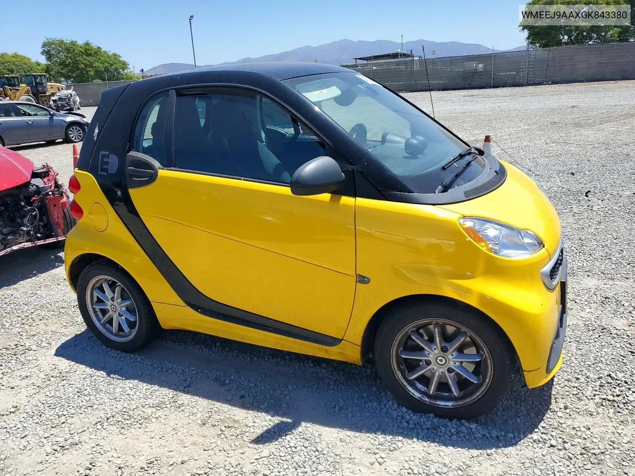 2016 Smart Fortwo VIN: WMEEJ9AAXGK843380 Lot: 57624166