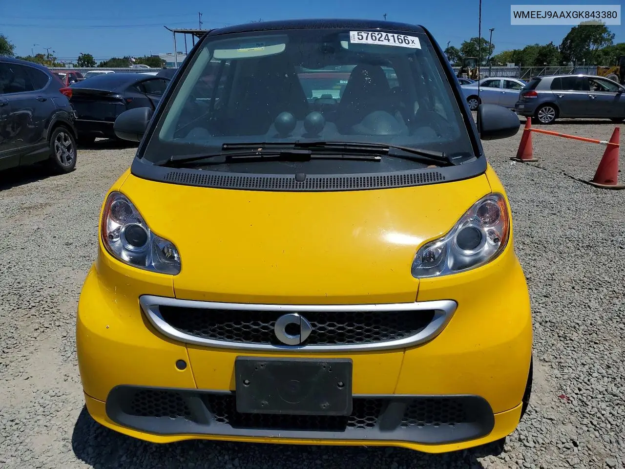 2016 Smart Fortwo VIN: WMEEJ9AAXGK843380 Lot: 57624166