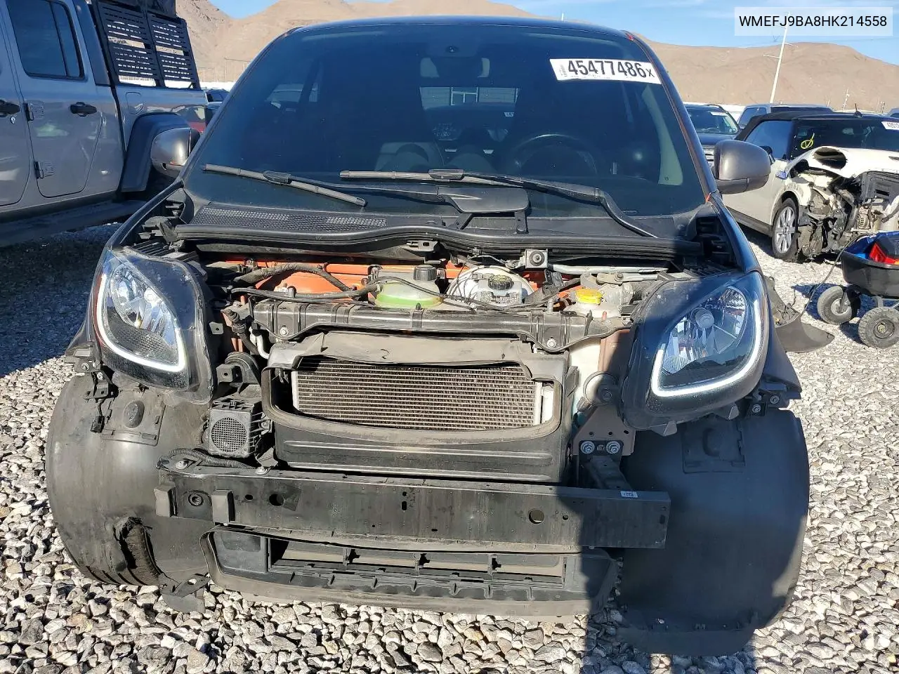 2017 Smart Fortwo VIN: WMEFJ9BA8HK214558 Lot: 45477486