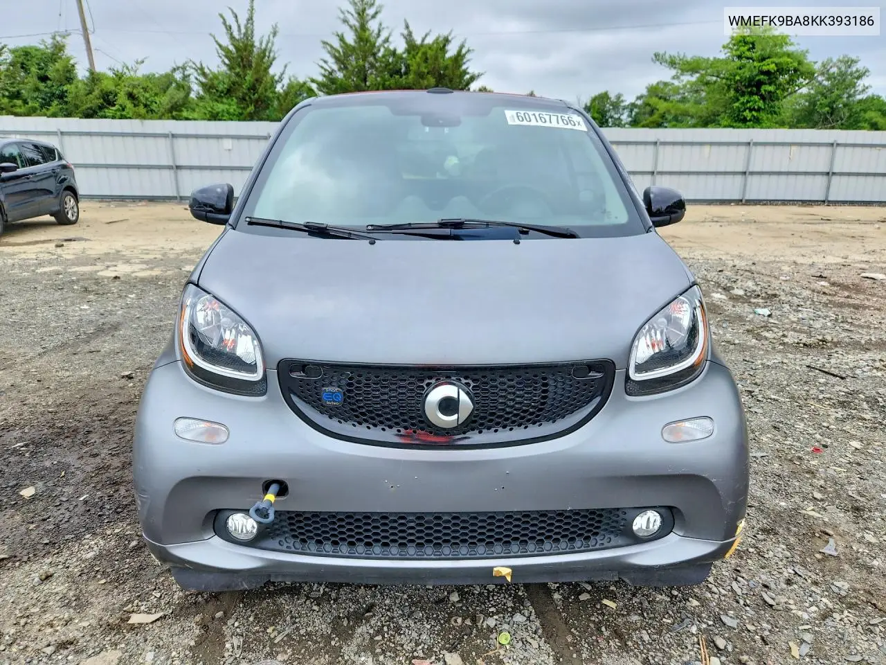 2019 Smart Fortwo VIN: WMEFK9BA8KK393186 Lot: 60167766