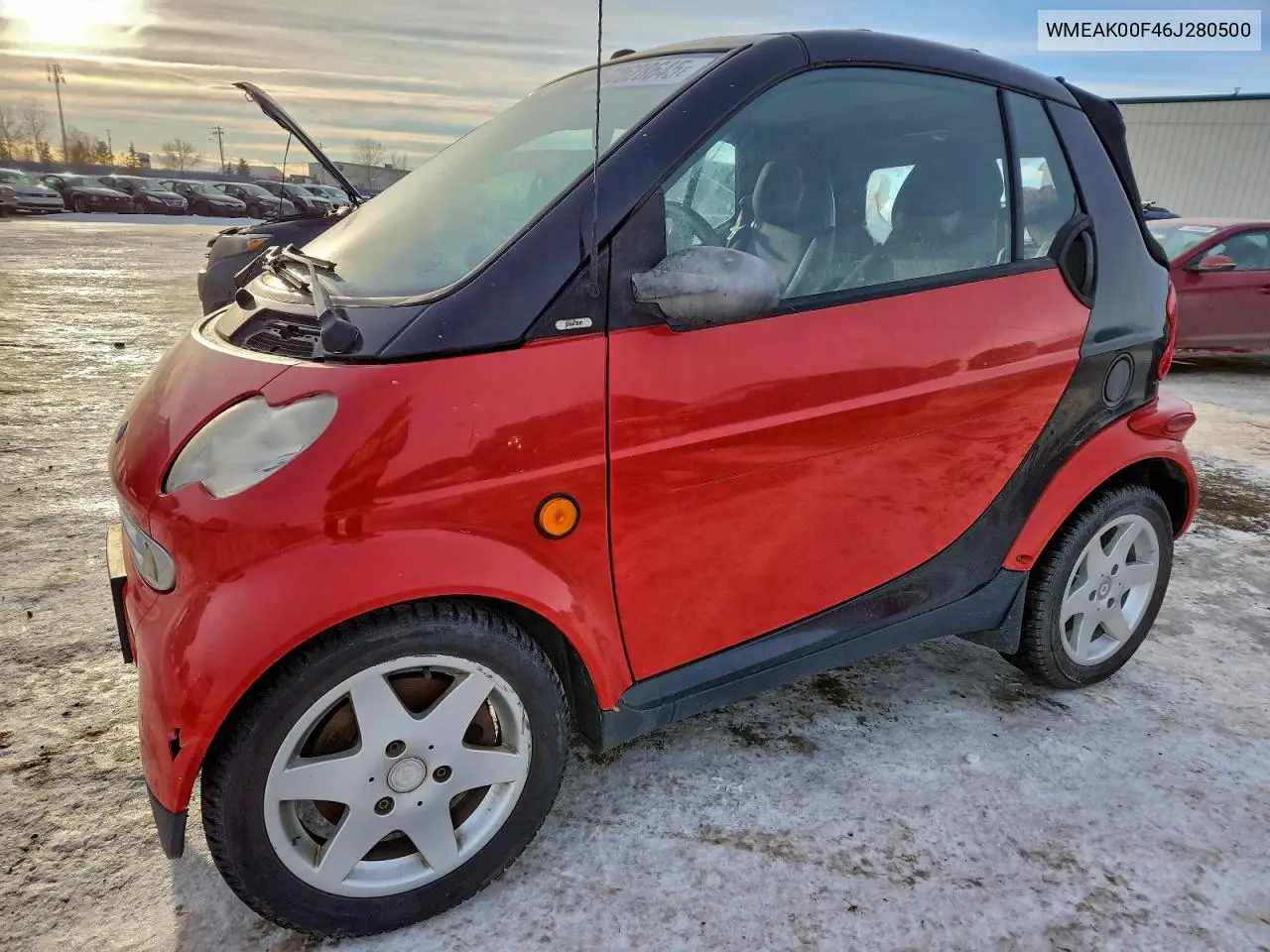 2006 Smart Fortwo VIN: WMEAK00F46J280500 Lot: 72628645