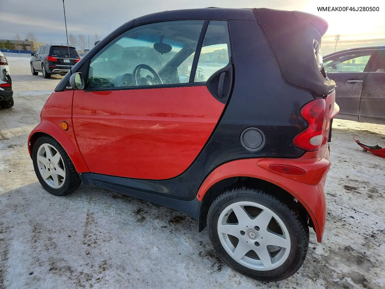 2006 Smart Fortwo VIN: WMEAK00F46J280500 Lot: 72628645