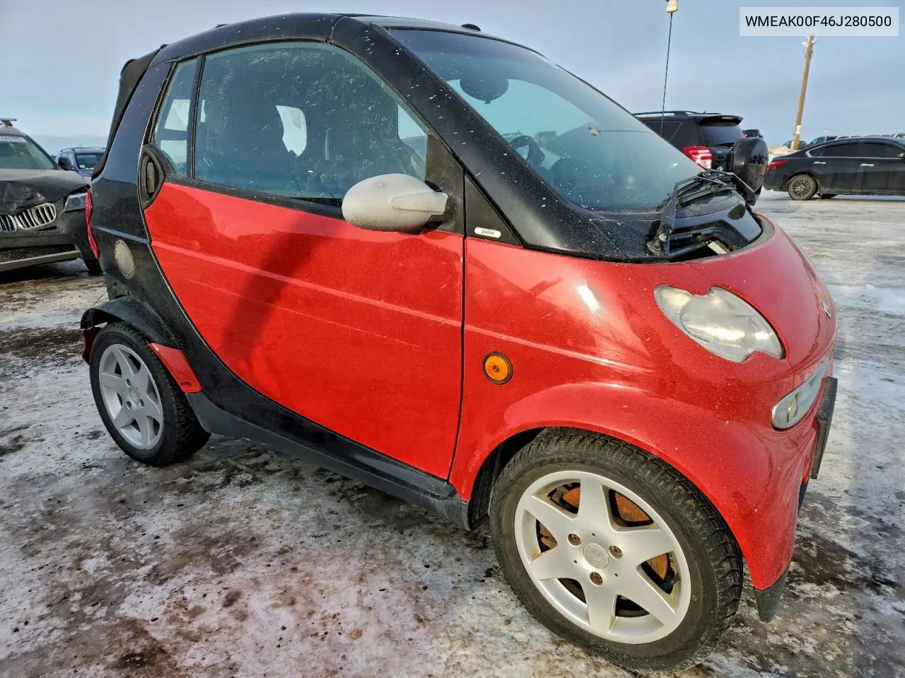 2006 Smart Fortwo VIN: WMEAK00F46J280500 Lot: 72628645