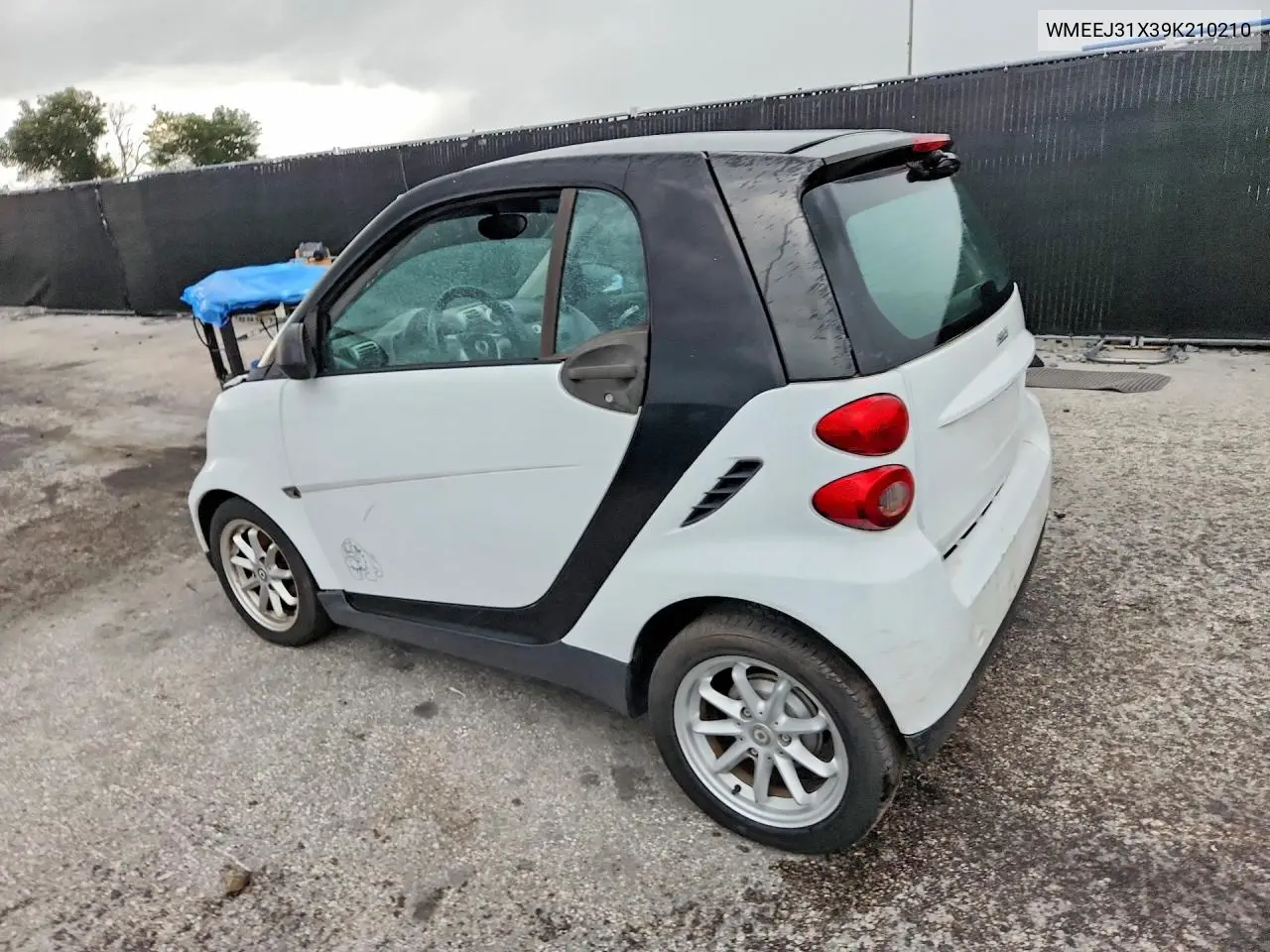 2009 Smart Fortwo Pure VIN: WMEEJ31X39K210210 Lot: 61017166