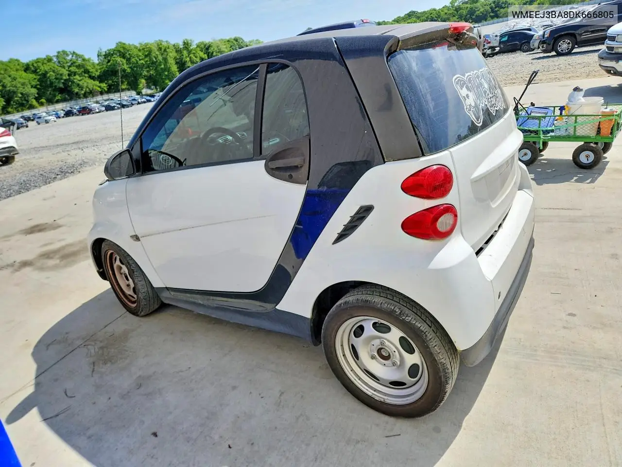 2013 Smart Fortwo Pure VIN: WMEEJ3BA8DK666805 Lot: 50223286