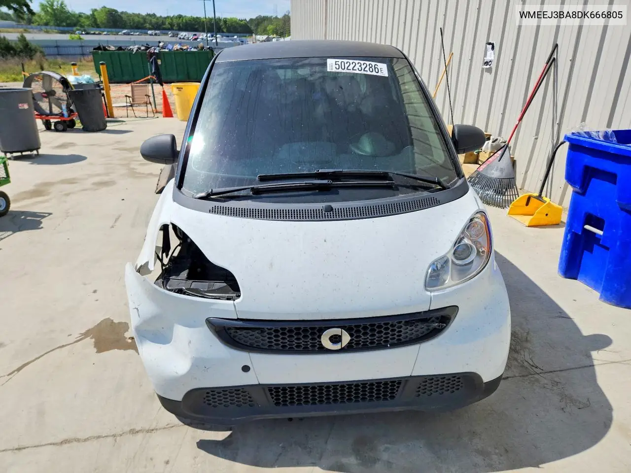 2013 Smart Fortwo Pure VIN: WMEEJ3BA8DK666805 Lot: 50223286