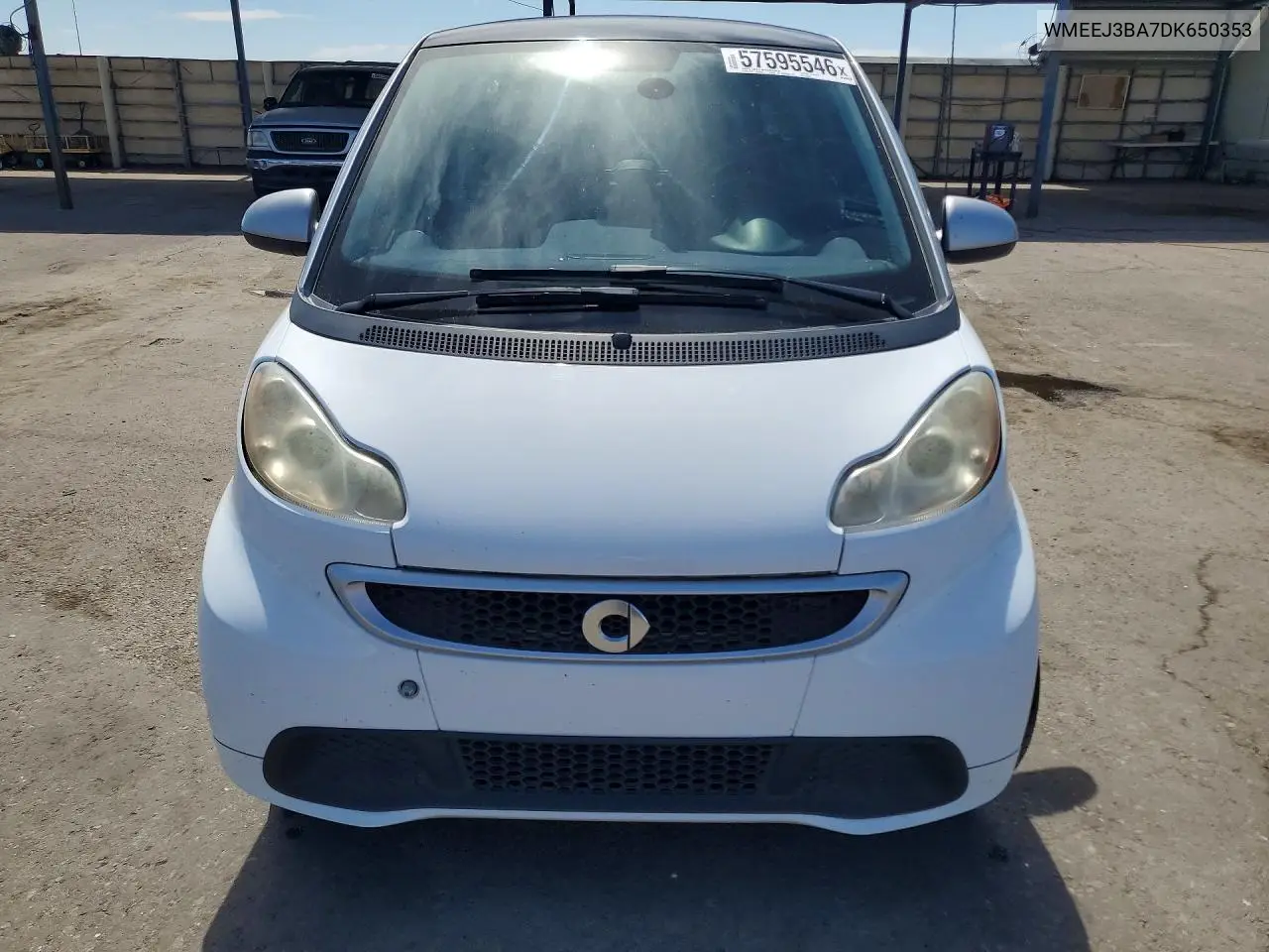2013 Smart Fortwo Pure VIN: WMEEJ3BA7DK650353 Lot: 57595546