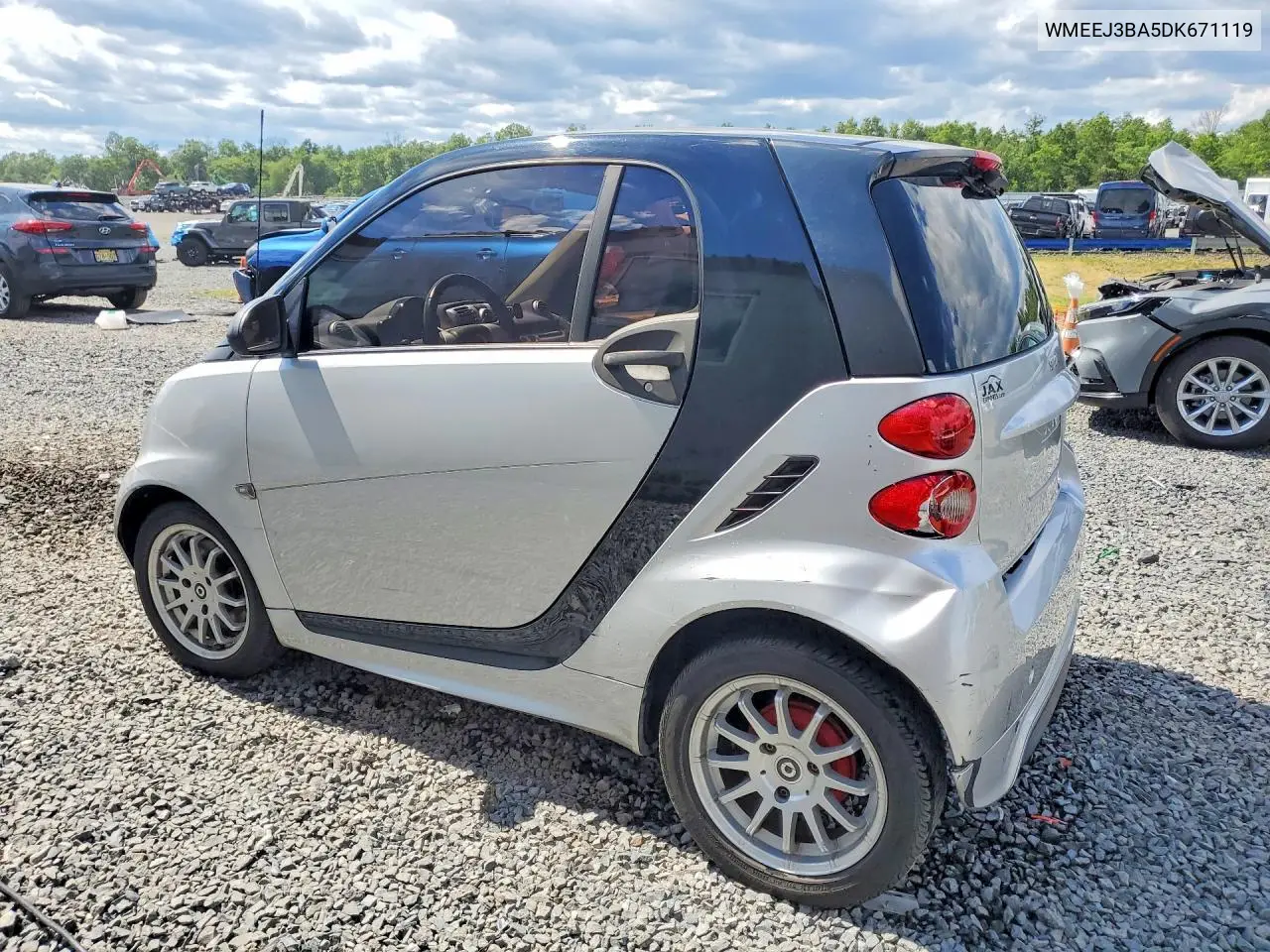 2013 Smart Fortwo Pure VIN: WMEEJ3BA5DK671119 Lot: 58258206