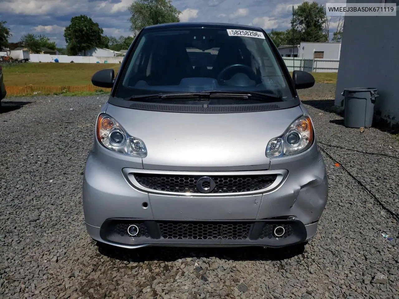 2013 Smart Fortwo Pure VIN: WMEEJ3BA5DK671119 Lot: 58258206