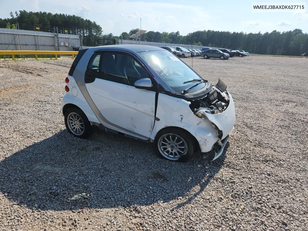 2013 Smart Fortwo Pure VIN: WMEEJ3BAXDK627715 Lot: 58971016