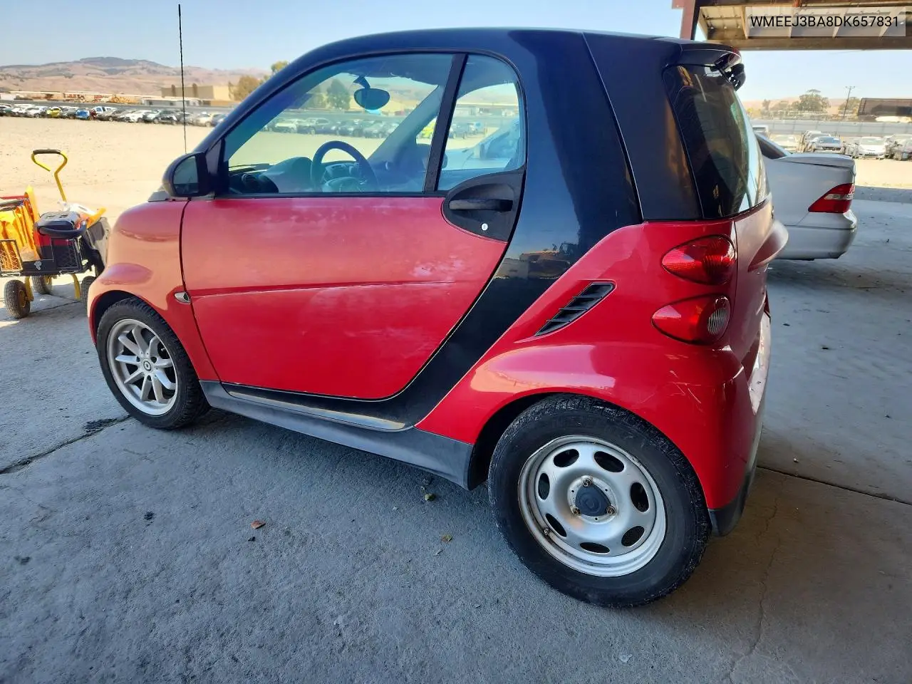 2013 Smart Fortwo Pure VIN: WMEEJ3BA8DK657831 Lot: 60315346