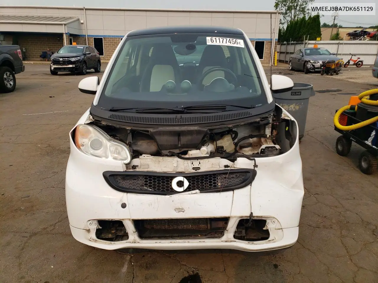 2013 Smart Fortwo Pure VIN: WMEEJ3BA7DK651129 Lot: 61177456