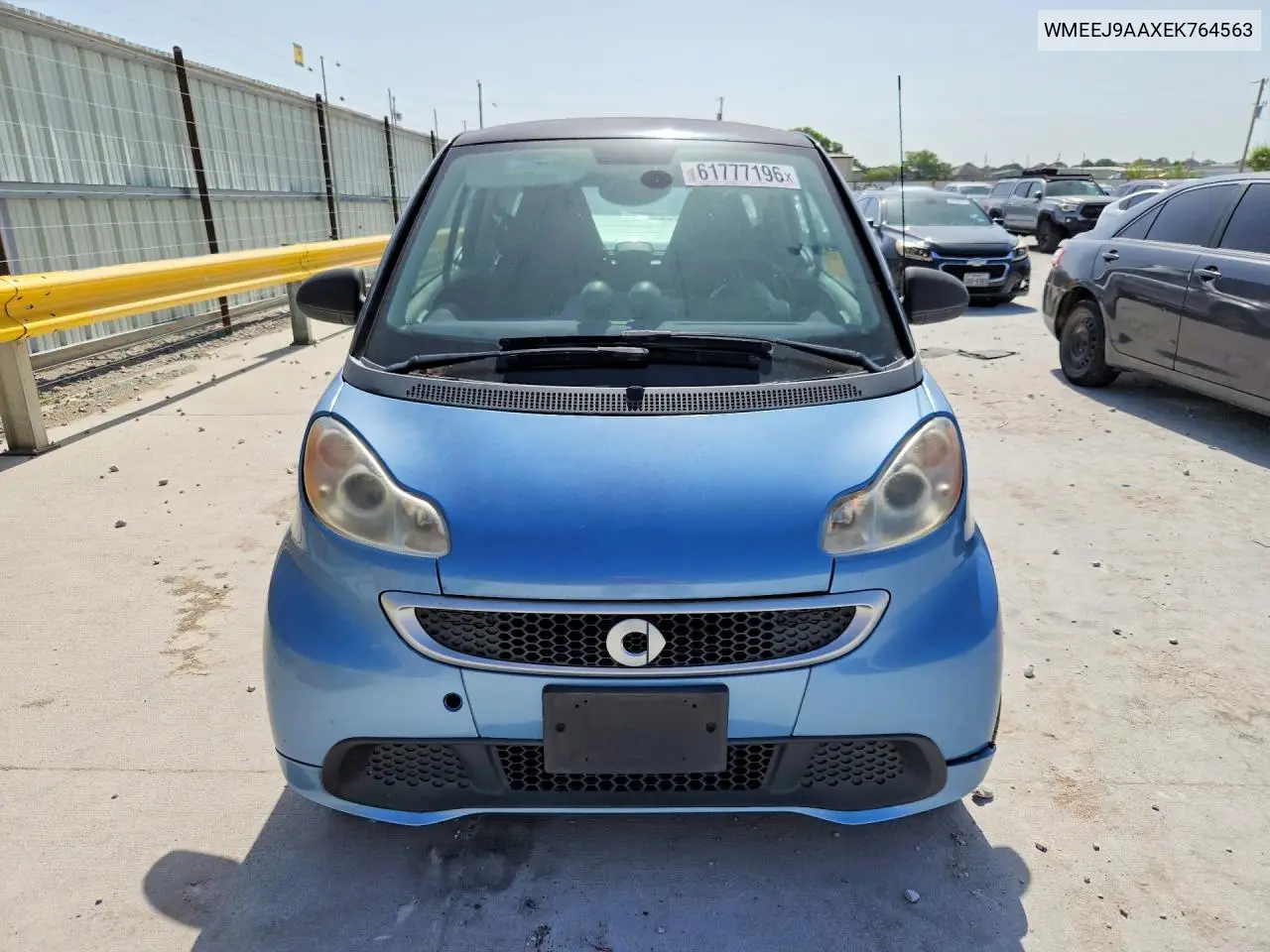2014 Smart Fortwo VIN: WMEEJ9AAXEK764563 Lot: 61777196